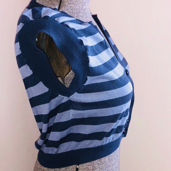 Moschino Blue Crop Top - Picture 6 of 8